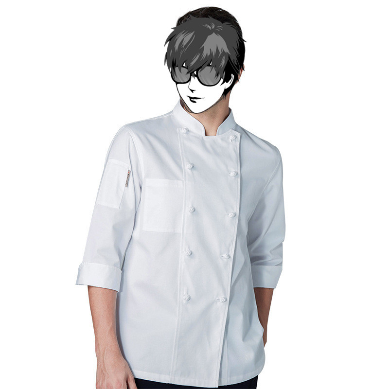 岱润 厨师服 长袖 件高清大图