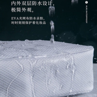 四万公里化妆包便携大容量浴包浴兜收纳包小洗漱袋旅行收纳袋洗漱包 SW7319 透明白 单位:个