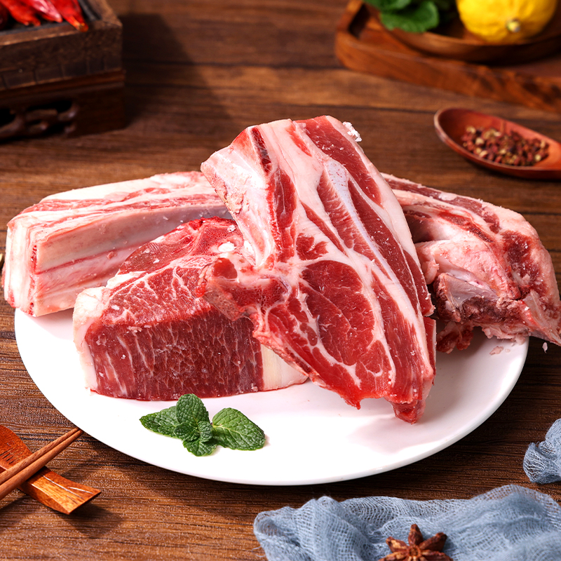 星龙港 - 内蒙原切羊肉礼盒B 3000g高清大图