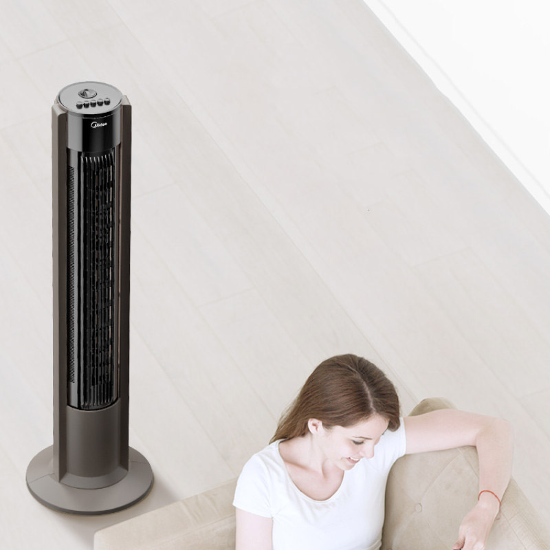 美的(Midea) 电风扇无叶家用轻音广角送风塔扇 FZA10XB高清大图