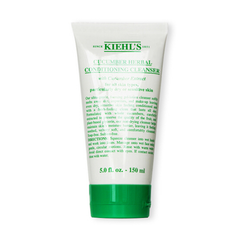 科颜氏(Kiehl’s)黄瓜植物洁面乳150ml 泡沫洗面奶 深层清洁 清爽 保湿