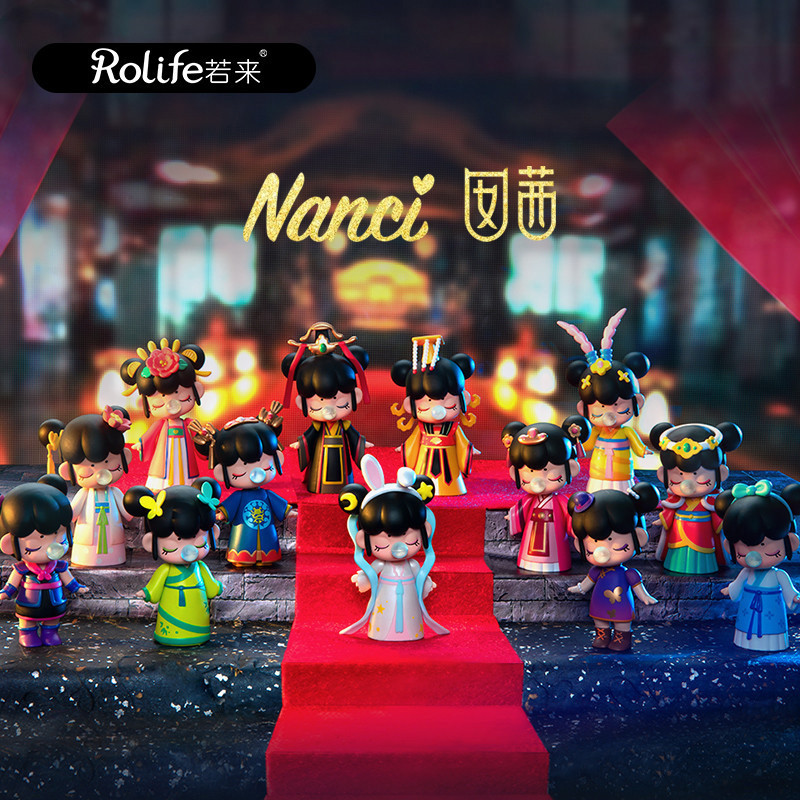 若态若来盲盒 Nanci囡茜古代女子今夕何夕中国风手办娃娃玩具摆件生日礼物女 ZAXX单个盲盒