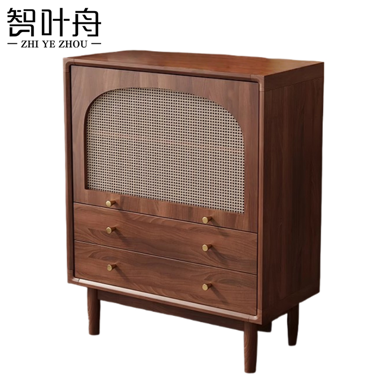 智叶舟储物柜80*40*100cm台高清大图