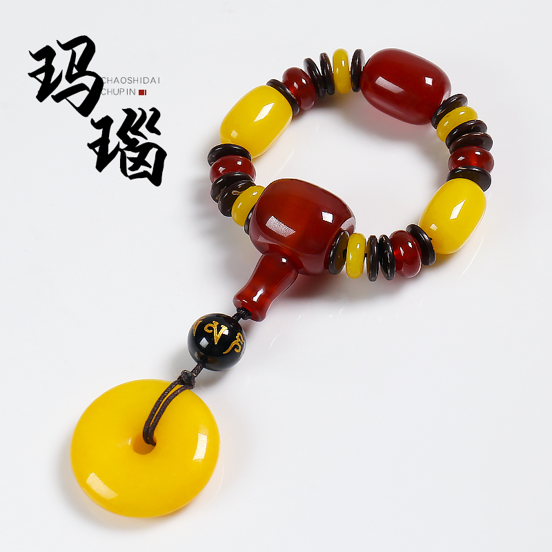 玛瑙玉髓金刚星月菩提配饰套餐套装手串手链三通佛头隔片桶珠搭配