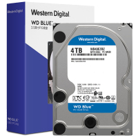 西部数据(WD)蓝盘 4TB台式机机械硬盘 SATA6Gb/s 5400转64M缓存(WD40EZRZ)