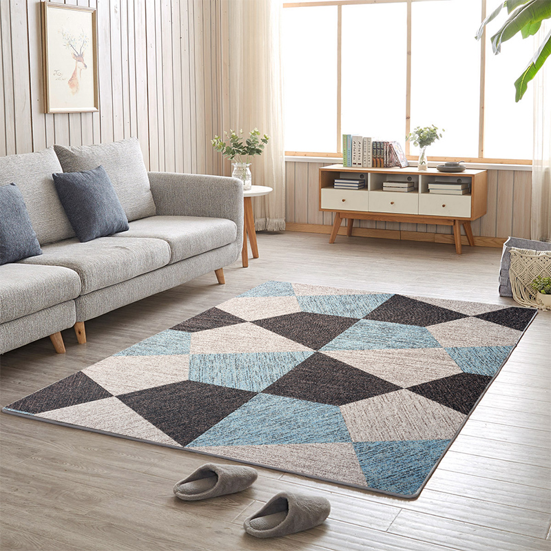 美帮汇地毯全铺客厅床边家用北欧风格房间大面积茶几毯卧室定制满铺地垫高清大图