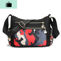 斜挎包包2020新款印花背包女包帆布小包妈妈单肩包韩版潮时尚NEWLAKE 迷彩