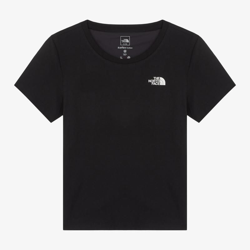 北面(The North Face)女士运动短袖休闲透气舒适百搭圆领T恤