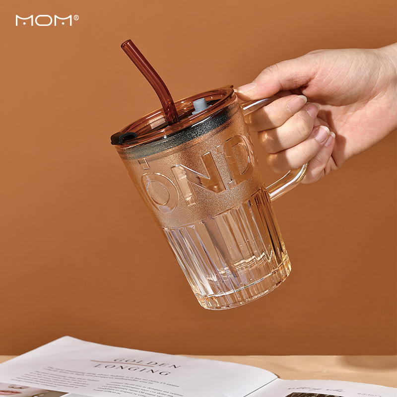 吸管杯玻璃水杯咖啡杯活动礼品(36盒/箱)