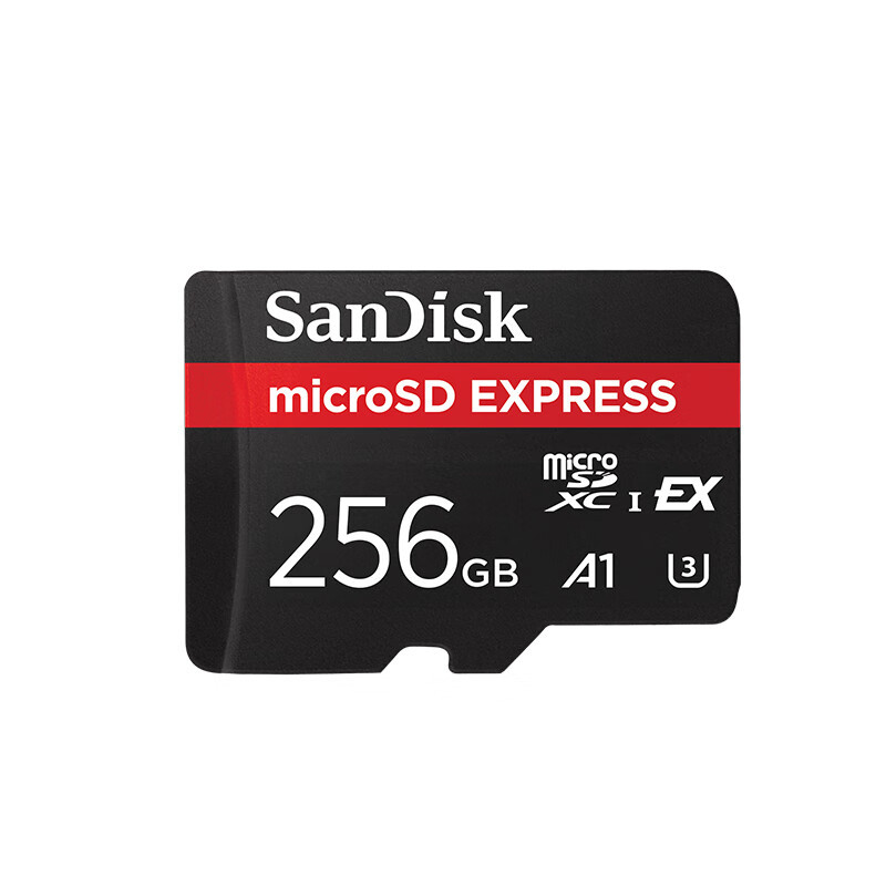 闪迪(SanDisk)256GB TF(MicroSD Express)内存卡 读880MB/s 写650MB/s