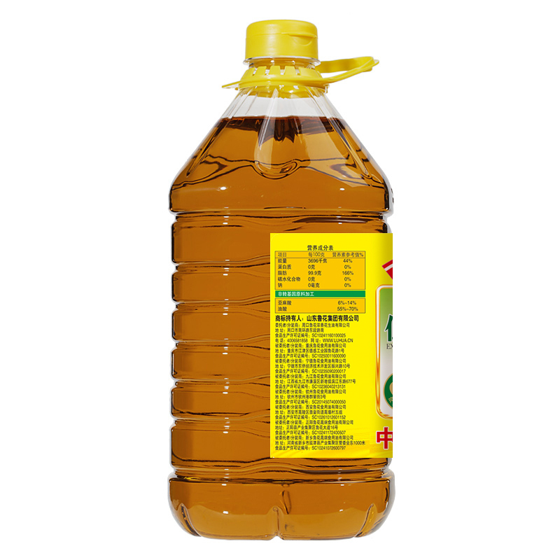 鲁花 低芥酸 特香菜籽油5L