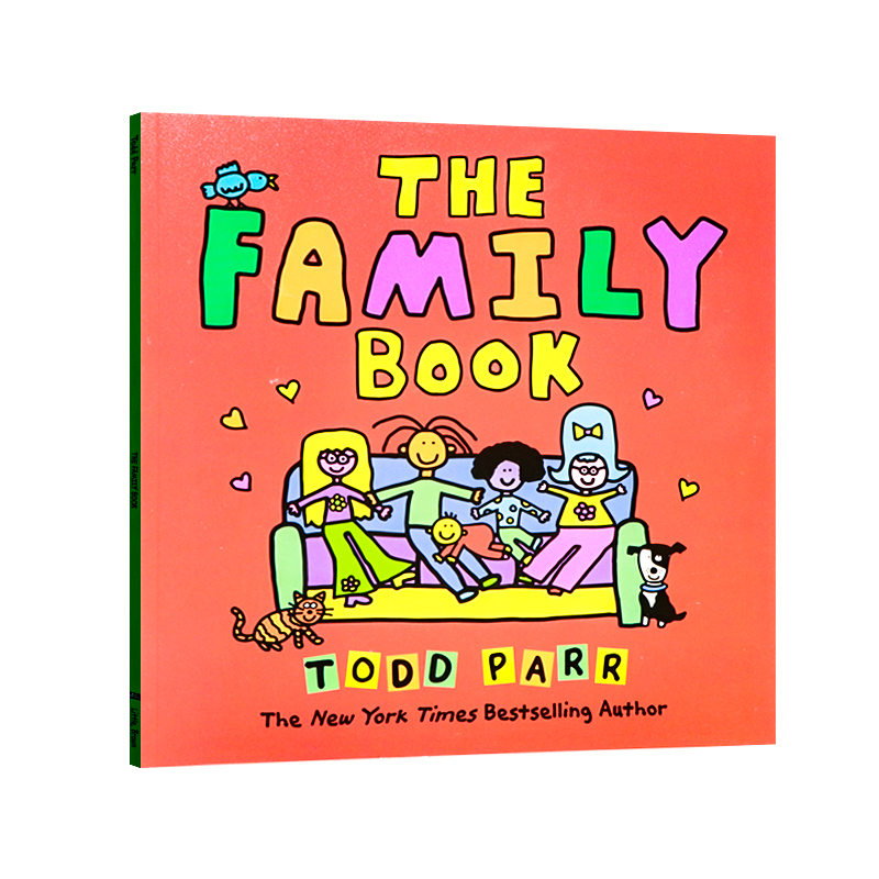 [正版]进口英文原版绘本 The Family Book 家庭书 纽约时报作家Todd Parr高清大图