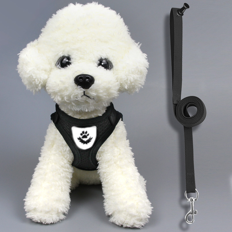 狗狗反光胸背带米妮牵引绳背心式遛狗绳子小型犬中型犬泰迪宠物狗链子