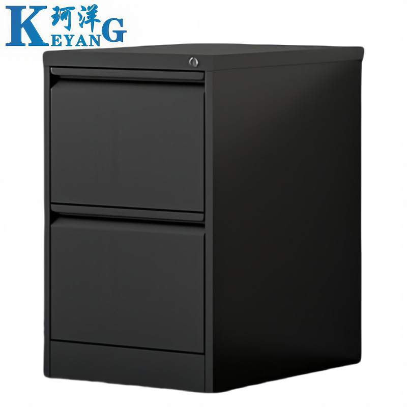 珂洋 A4抽屉柜 二斗(黑色) 台高清大图