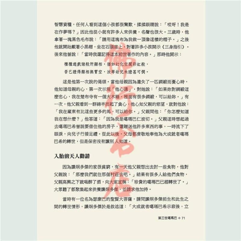 上师之师 历代大宝法王噶玛巴的转世传奇 堪千创古仁波切高清大图