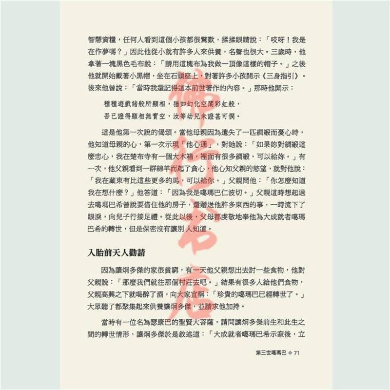 上师之师 历代大宝法王噶玛巴的转世传奇 堪千创古仁波切