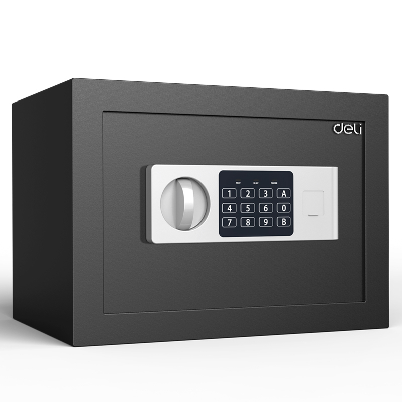得力(deli) 电子保险箱/柜保险箱 92620电子密码保管箱