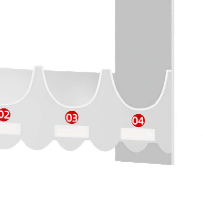 豫龙都 安全帽存放架 壁挂式 个高清大图