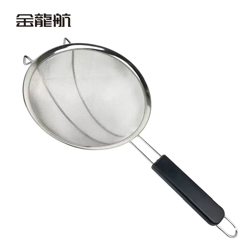 金龙航 不锈钢密网油隔网漏勺/个 25cm
