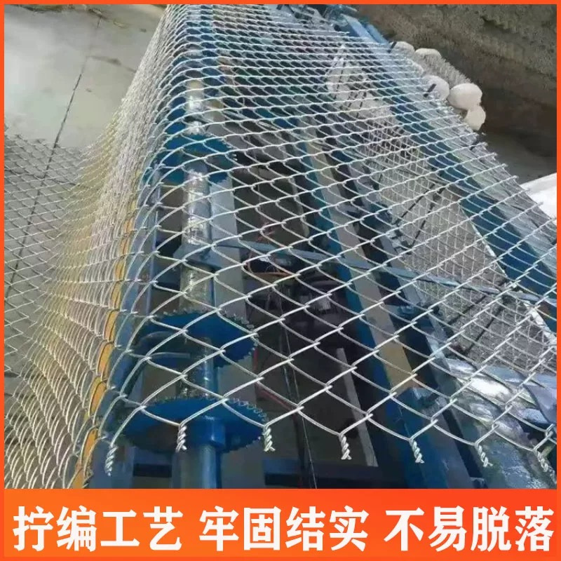 诚智旺 镀锌勾花铁丝网 1.5m高20米长8cm孔2.5mm粗/捆高清大图