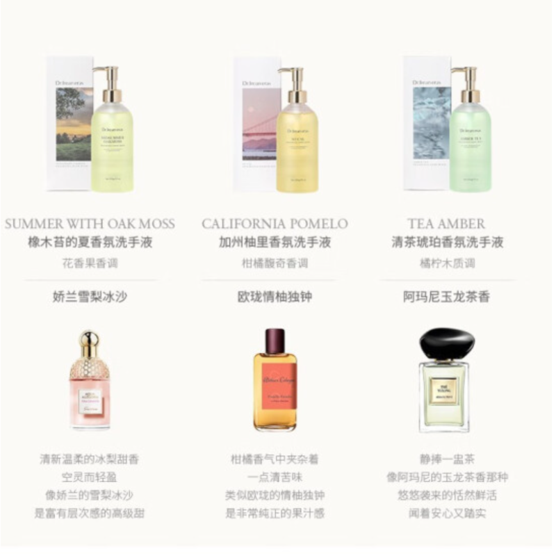 独特艾琳Dr独特艾琳香氛消毒家用泡沫型香水味香高颜值 加州柚里(西柚香调) 洗手液
