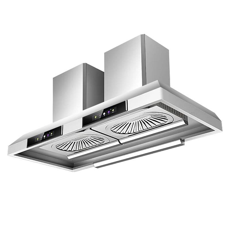 欢呼好太太[变频铜线电机油电分离]2米大吸力商用油烟机农村土灶柴火灶专用吊顶悬挂式家用食堂大锅灶饭店抽油烟机自行安装图片