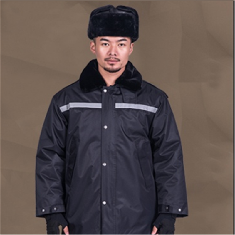 保安服冬装工作服制服男冬季军大衣