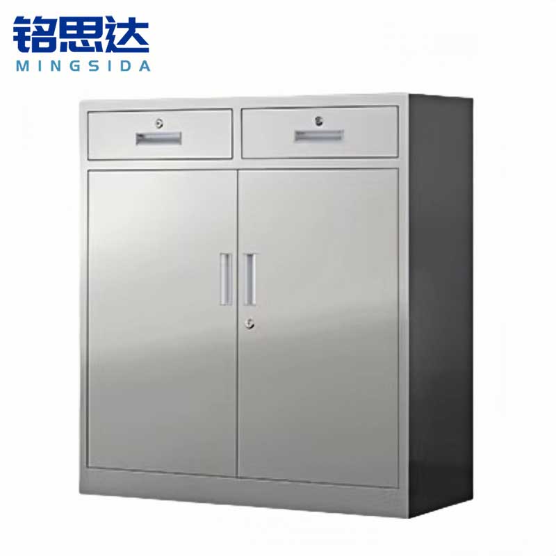 铭思达不锈钢矮柜二斗下节台
