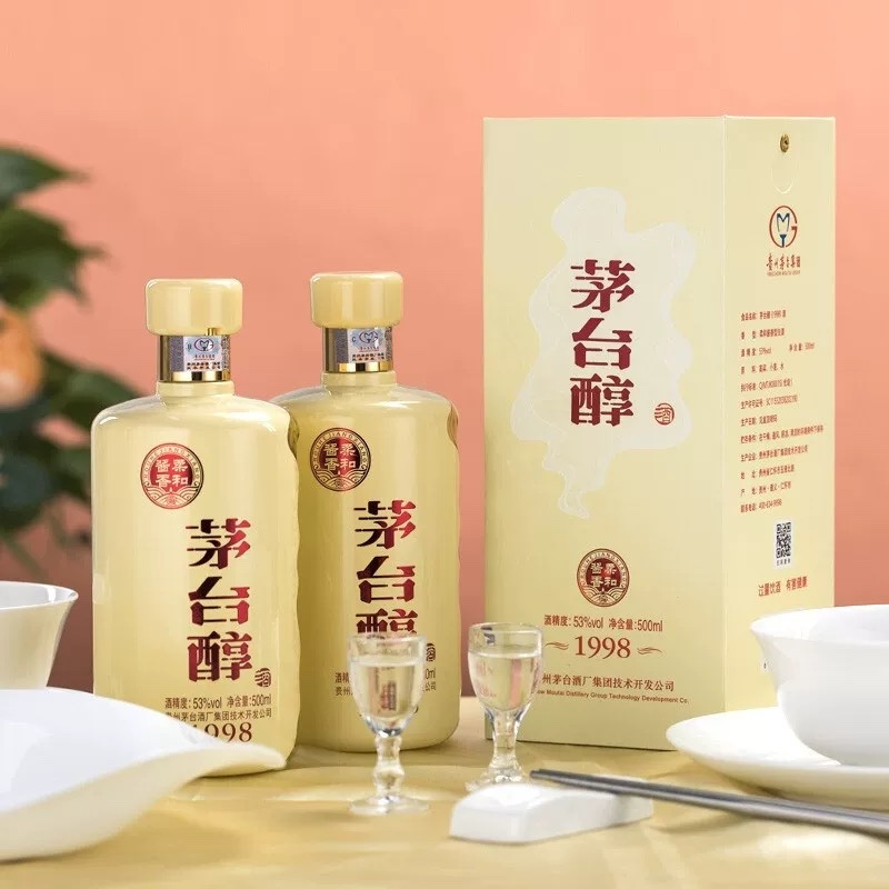 茅台(MOUTAI)集团 茅台醇1998 53度酱香型白酒500ml 单瓶装