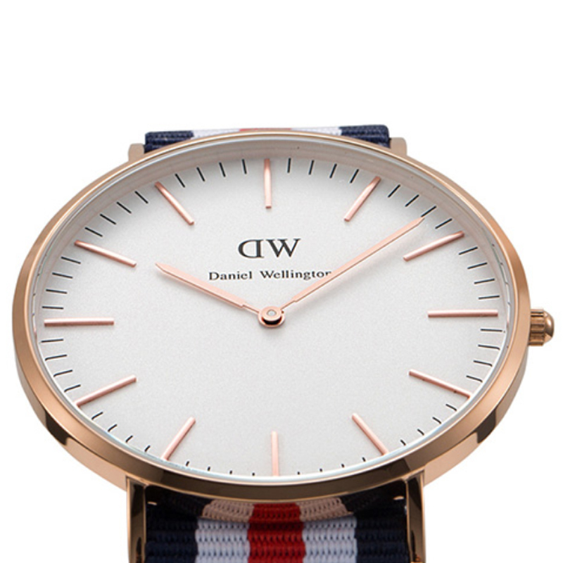 [两年质保]丹尼尔惠灵顿Daniel Wellington DW手表男表40mm表盘尼龙带欧美品牌男士石英表