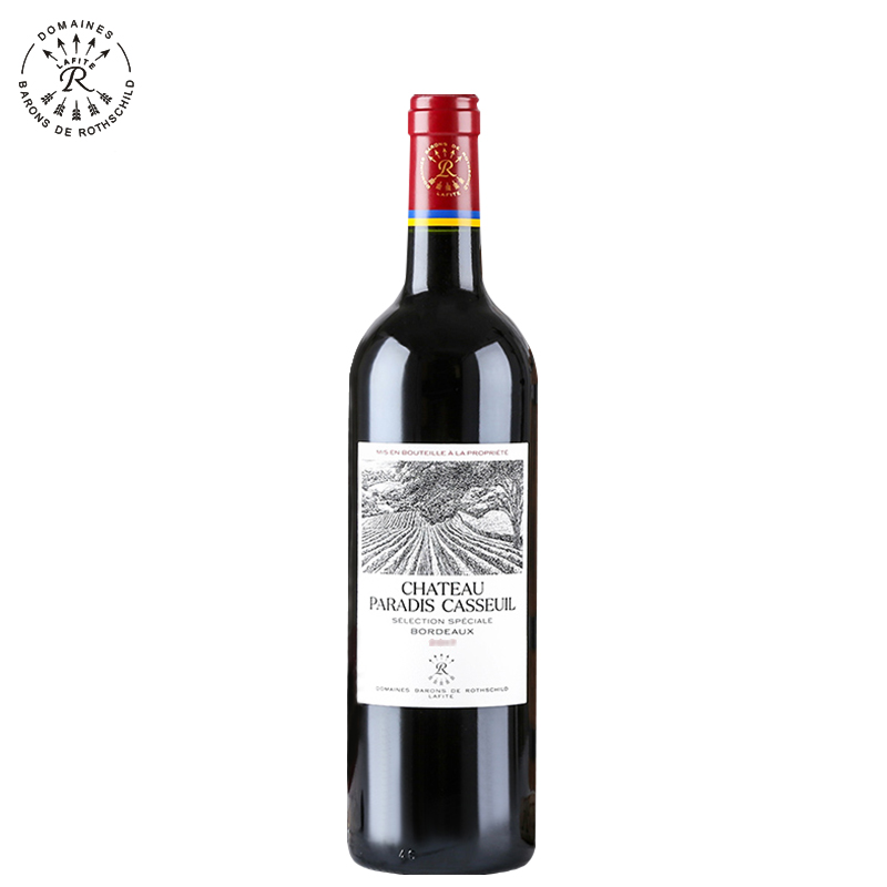 拉菲lafite罗斯柴尔德凯萨天堂古堡珍酿干红葡萄酒750ml125度红酒法国