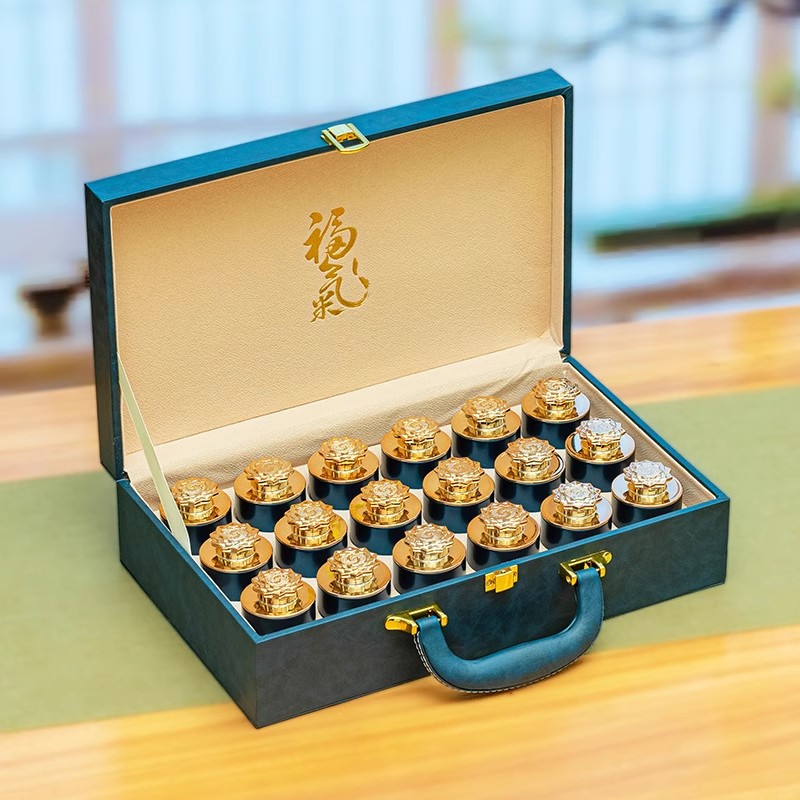 中闽与恩新茶安溪铁观音茶叶礼盒装特级浓香型送礼高档礼品茶年货送礼长辈高清大图