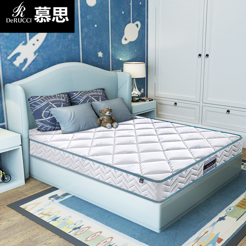 慕思青少年床垫 儿童弹簧床垫 整网弹簧 乳胶床垫 护脊榻榻米两面用床垫039高清大图