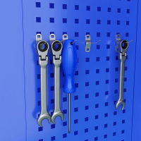 铭威盾工具柜加厚铁皮储物柜工厂车间用带抽屉汽修多功能收纳柜通门内一抽柜蓝色