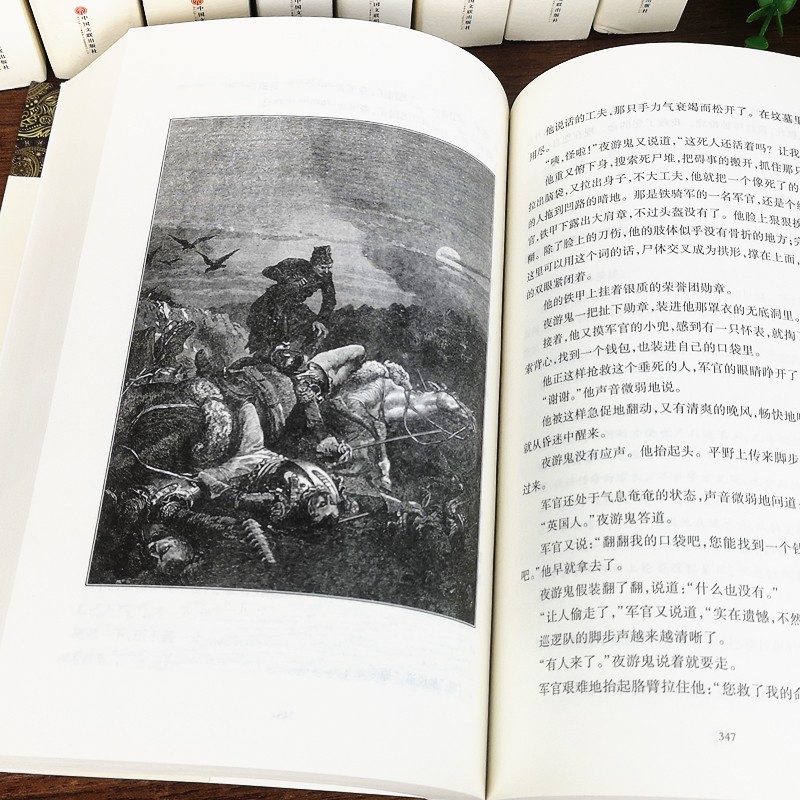 世界经典十大名著[全套16册] [正版]原著无删减全!16册简爱基督山伯爵战争与和平悲惨世界大卫科波菲尔飘全译本中文版小高清大图