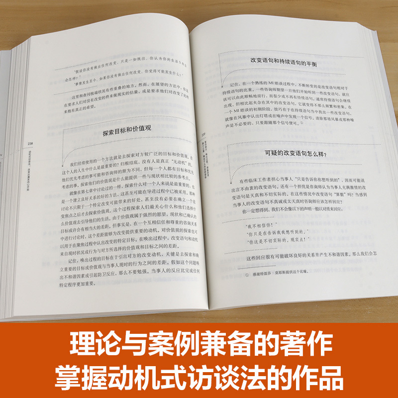 [正版]动机式访谈法:改变从激发内心开始 改变的心灵之书心理咨询经典疗法代表作动机式访谈法入门读物业内名家专业期刊联袂