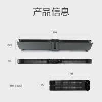 格力(GREE)取暖器踢脚线 NDJD-S6030B大功率家用大面积可折叠电暖气节能暖风机智能遥控卧室客厅电暖器移动地暖