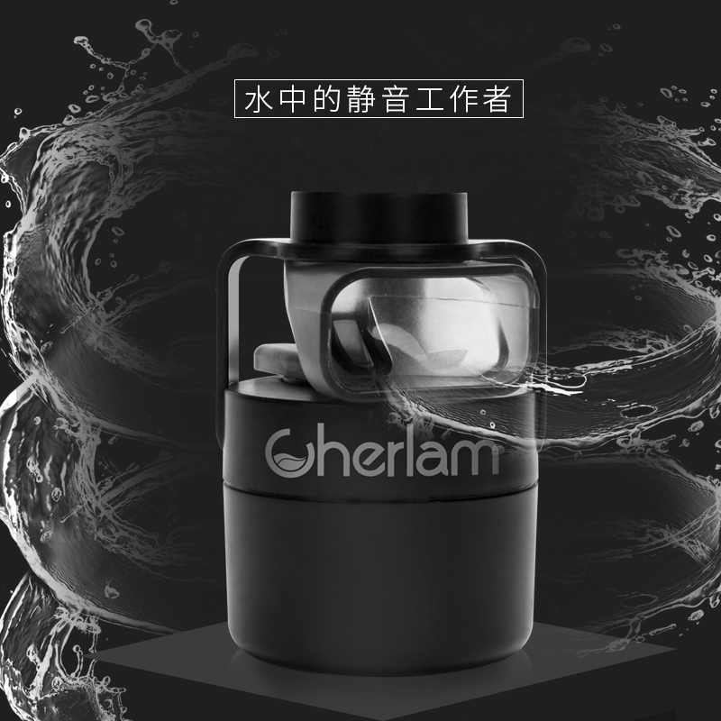彻朗鱼缸非造浪泵横流打浪器小型潜水吹鱼便造浪泵鱼缸抽粪高清大图