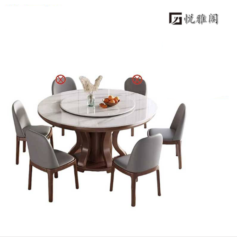 悦雅阁 餐桌 1.5米一桌四椅 套高清大图