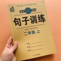 2本小学生2年级上册部编人教版同步句子训练+字词训练加标点照样子写句子补充完整二年级语文统编教材组词选词填空多音字默