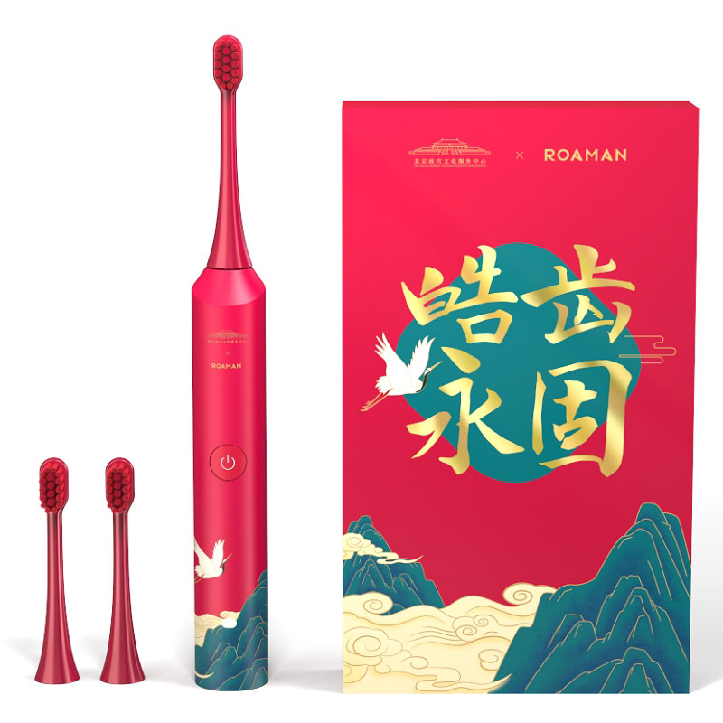 罗曼(ROAMAN) 电动牙刷成人男女全自动声波震动智能牙刷 G09 故宫联名款