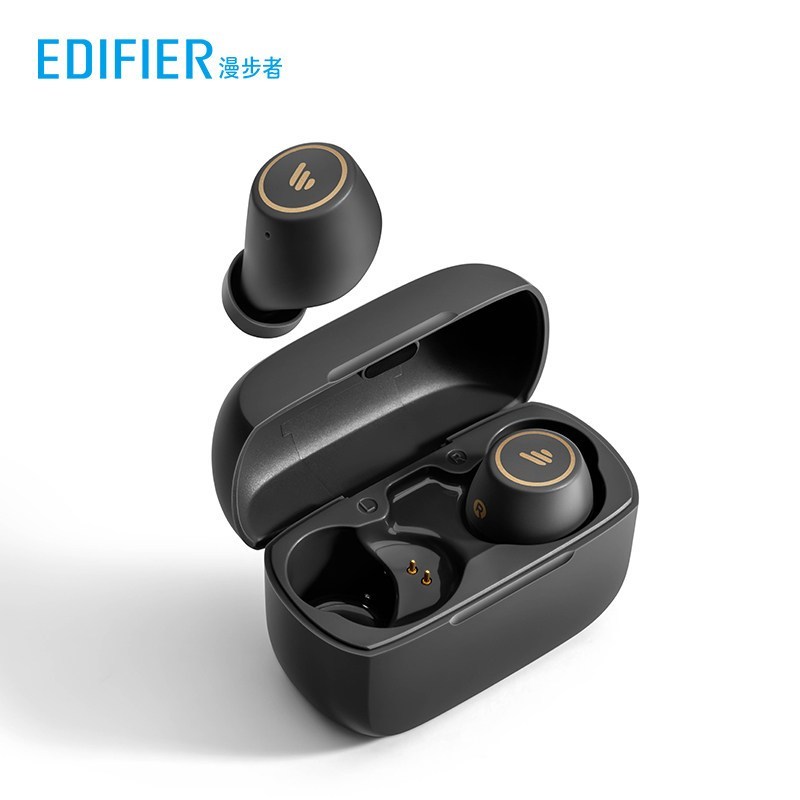 EDIFIER/漫步者TWS1 Pro蓝牙耳机真无线双耳降噪真无线小型隐形入耳式 超长待机续航迷你运动游戏听歌防水 白色