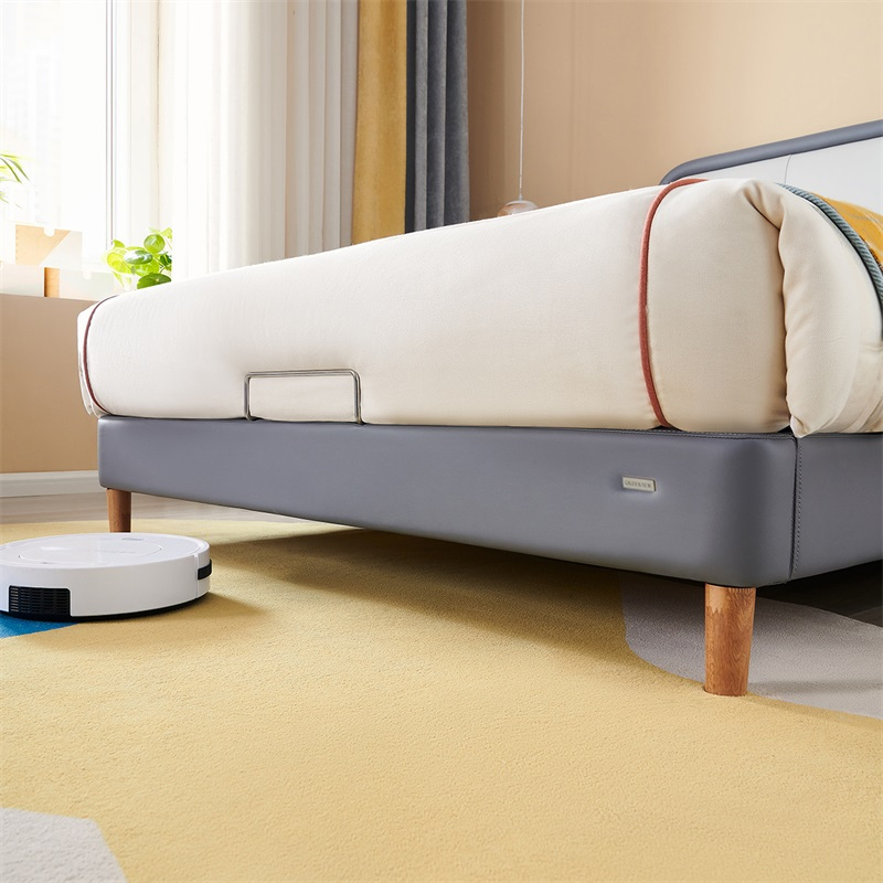 全友家居儿童床皮床现代简约卧室单人双人床男孩女孩软床105290