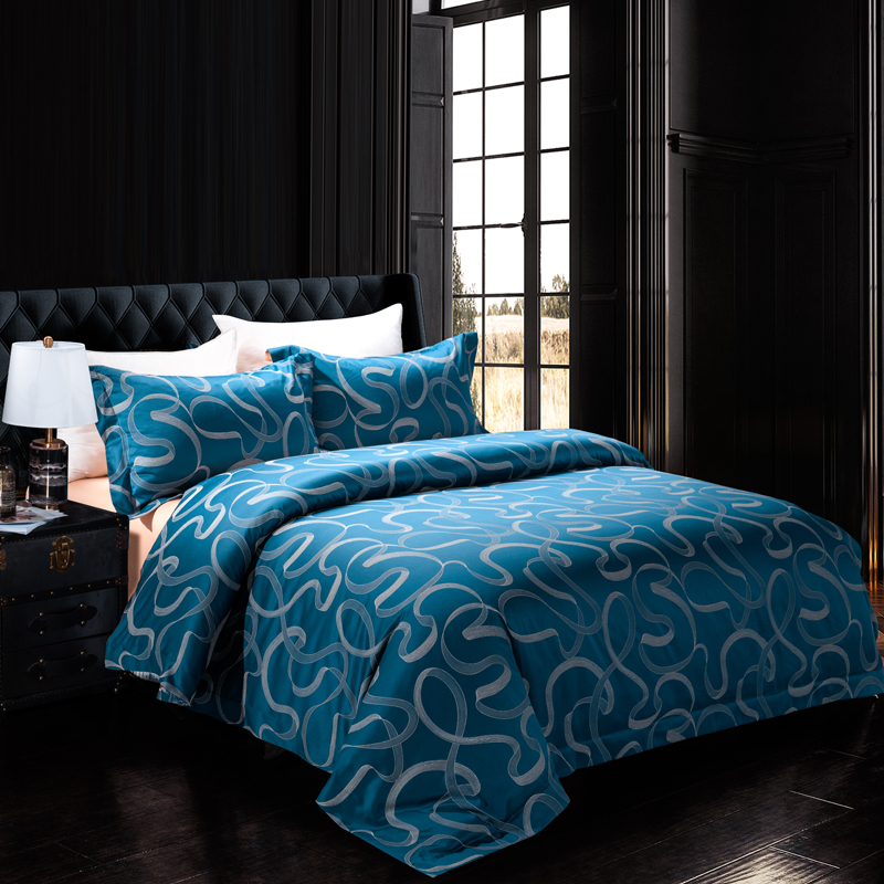 cosheen可欣家纺臻绣套件莫代尔棉四件套被套床单枕套费加罗时光