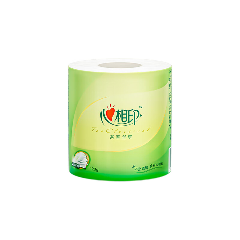 心相印 茶语丝享120g*12粒 四层卷筒卫生纸 BT1712高清大图