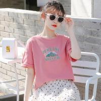 PASS短袖女简约小清新时尚t恤女式潮流