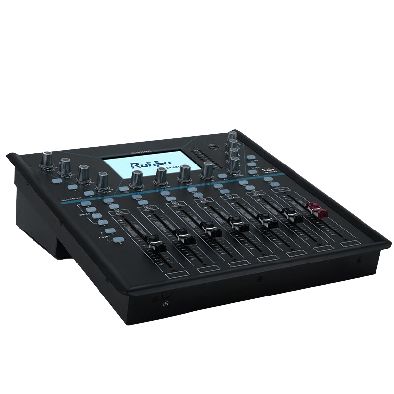 润普国产化专业多功能8路数字调音台小巧便携带野外扩声系统八路数字调音台RP-GXT08S高清大图