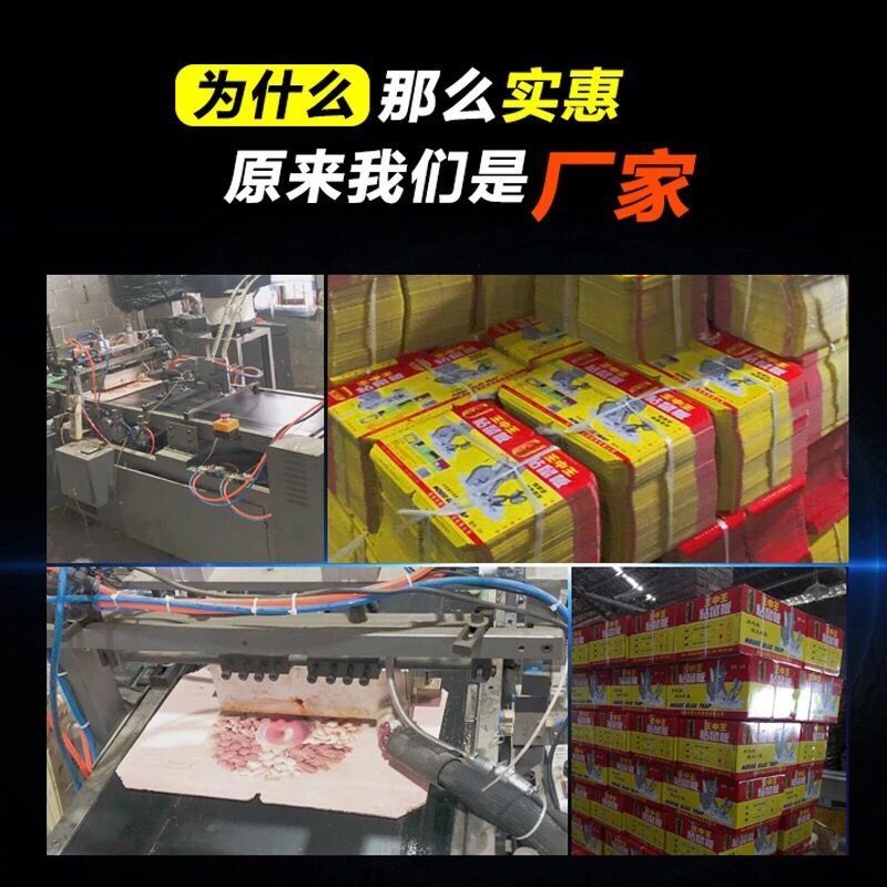一窝端灭鼠器粘强力灭鼠老鼠贴家用粘鼠板老鼠贴厂家老鼠板粘|3张粘鼠贴(粘性)体验装
