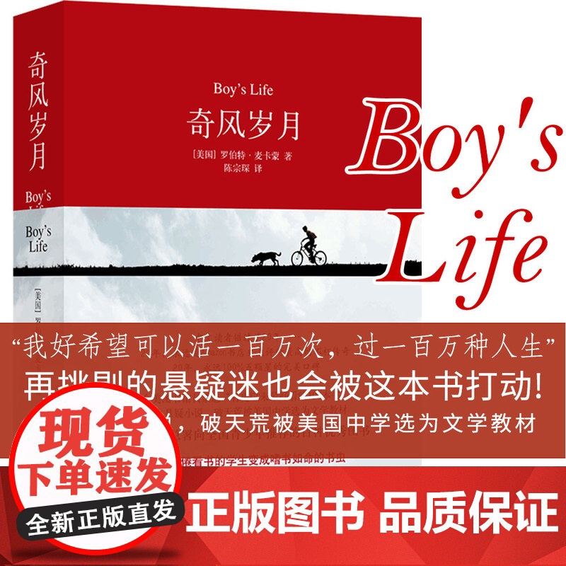 奇风岁月 麦卡蒙著 麦田里的守望者 译林出版社 学生课外阅读 世界名著外国文学小说 一本过目难忘的奇书 深情动人的成长故高清大图