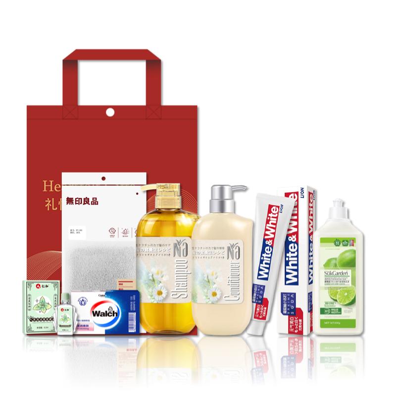 狮王 奈十八甄选套装-25XJ016个护清洁综合组合员工福利伴手礼品礼袋【30套免费升级礼盒】-25XJ016-